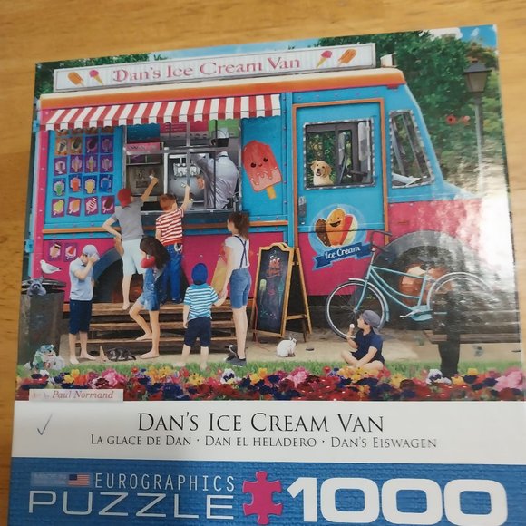 Eurographics Other - Eurographics Dan's ice Cream Van 1000 Pc Complete